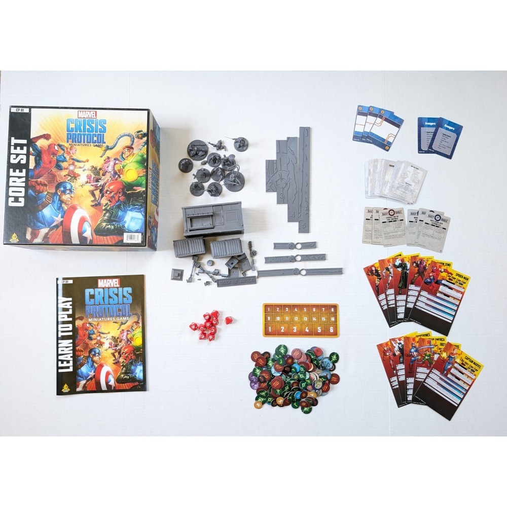 READ Marvel Crisis Protocol Miniatures Game Core Set 2019 Unpainted